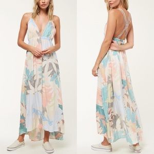 O’Neill Multicolor High-Low Kaitlyn Maxi Sun Dress